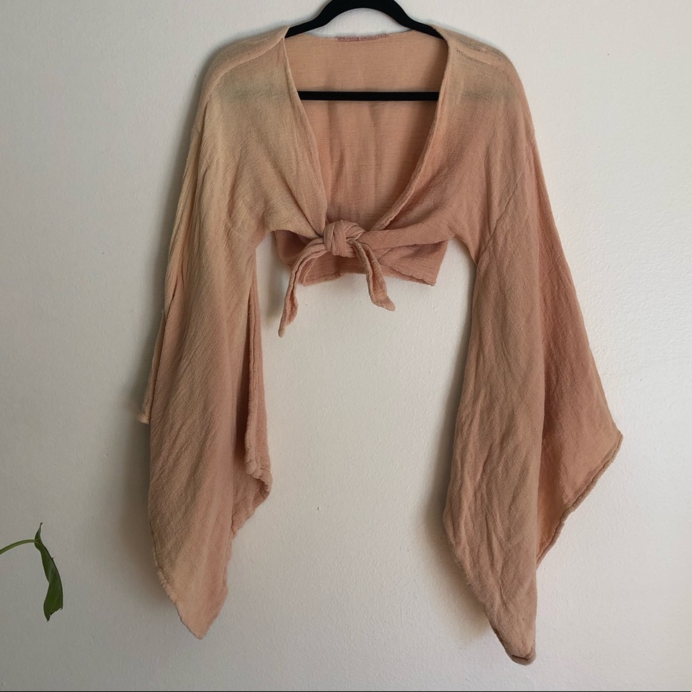 70s vintage tie top 🌸